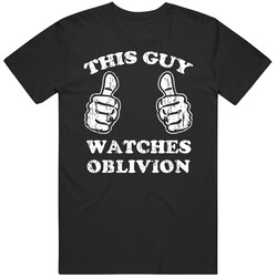 Oblivion Sci Fi Fantasy Cult Movie Guy Watches Aged Vintage T Shirt