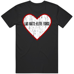 Lab Rats Elite Force Sci Fi Cult Tv Show Heart Love Aged Vintage T Shirt