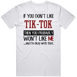 If You Dont Like Tik Tok Sci Fi Book Vintage T Shirt