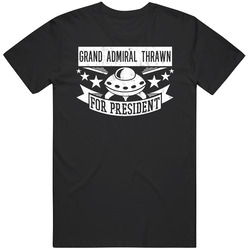 Grand Admiral Thrawn For President Star Wars Character Parody Vintage T Shirt