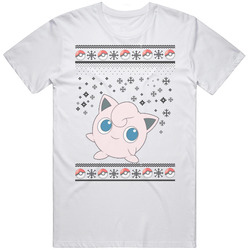 Jigglypuff Pokemon Ugly Christmas Sweater Cotton Unisex T Shirt