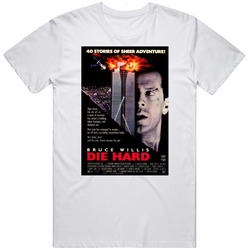 Die Hard Retro Movie  Fan Cotton Unisex T Shirt