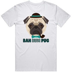 Bah Hum Pug Cute Funny Dog Lover T Cotton Unisex T Shirt