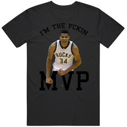 I'm The Fckin Mvp Giannis Antetokounmpo Cotton Unisex T Shirt