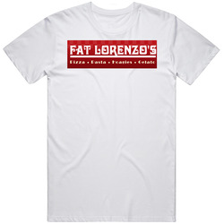 Fat Lorenzo's Pizza Restaurant Foodie Tour Brand Logo Fan Cotton Unisex T Shirt