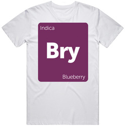 Blueberry Indica Strain Weed Cotton Unisex T Shirt