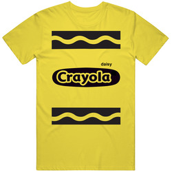 Crayola Daisy Crayon Halloween Costume Cute Funny Cotton Unisex T Shirt