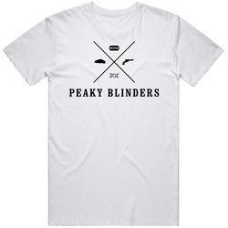 Peaky Blinders Cross Logo Cotton Unisex T Shirt