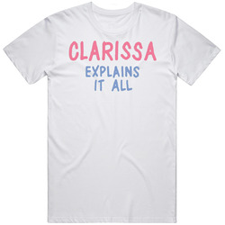 Clarissa Explains It All 90s Tv Family Comedy Show Cotton Unisex T Shirt