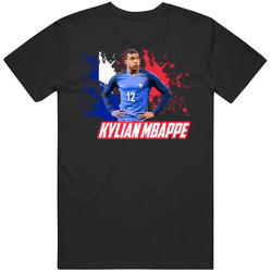 Kylian Mbappe France Football World Cup Soccer Fan Cotton Unisex T Shirt