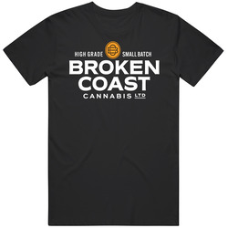Broken Coast Cannabis Weed Company Logo Cotton Unisex T Shirt