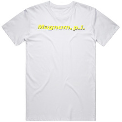 Magnum Pi Retro 80s Tv Show Logo Fan Cotton Unisex T Shirt