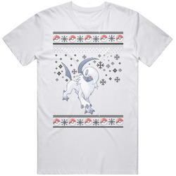 Absol Pokemon Ugly Christmas Sweater Cotton Unisex T Shirt
