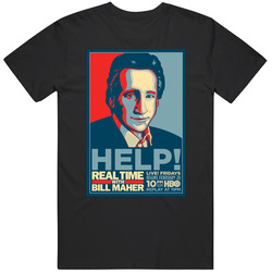 Real Time With Bill Maher Hope Style Poster Tv Show Fan Cotton Unisex T Shirt