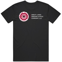 Great Lakes Dredge And Dock Cotton Unisex T Shirt