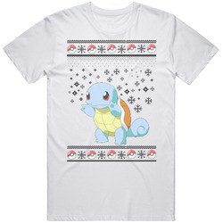 Squirtle Pokemon Ugly Christmas Sweater Cotton Unisex T Shirt
