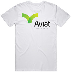 Aviat Networks Nasdaq Company Logo Employee Fan Cotton Unisex T Shirt