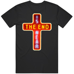 The Leftovers The End Is Near Glowing Cross Tv Show Fan Cotton Unisex T Shirt The Leftovers The End Is Near Glowing Cross Tv Show Fan Cotton Unisex T Shirt