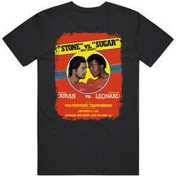 Hands Of Stone Vs Sugar Ray Leonard Roberto Duran Fight Cotton Unisex T Shirt