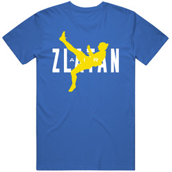 Air Zlatan Ibrahimovic Bicycle Kick Sweden Soccer Football Team Euro League Cup Fan Cotton Unisex T Shirt