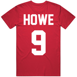 Mr Hockey Gordie Howe Number 9 Detroit Hockey Legend Memorial Fan Cotton Unisex T Shirt