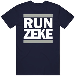 Run Zeke Ezekiel Elliott Dallas Football Ohio Running Back Cotton Unisex T Shirt