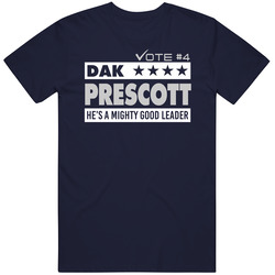 Vote Dak Prescott Dallas Quarterback For Usa President Football Fan Cotton Unisex T Shirt