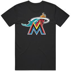 Miami Florida Pro Sports Teams Logo Mashup City Pride Fan Cotton Unisex T Shirt Miami Florida Pro Sports Teams Logo Mashup City Pride Fan Cotton Unisex T Shirt