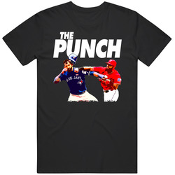 The Punch Rougned Odor Jose Bautista Texas Vs Toronto Trending Baseball Cotton Unisex T Shirt