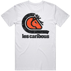 Quebec Caribou National Lacrosse League Retro Team Logo Takeoff T Shirt