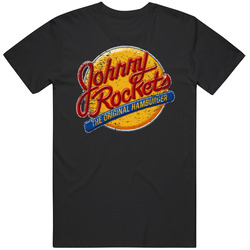 Johnny Rockets Logo Popular Famous Burger Restaurant Food Fan Gift Takeoff T Shirt Johnny Rockets Logo Popular Famous Burger Restaurant Food Fan Gift Takeoff T Shirt