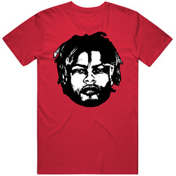 Tyrann Mathieu Kansas City Football Big Face Takeoff T Shirt