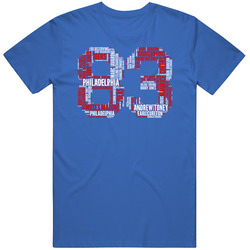Philadelphia 1983 Basketball Champions Finals Team Roster Fan Takeoff T Shirt