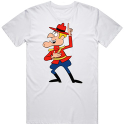Dudley Do-right Cartoon Retro Cartoon Character Takeoff T Shirt