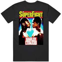 Sugar Ray Leonard Vs Marvin Hagler Retro 80s Boxing Fight Takeoff T Shirt
