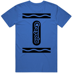 Royal Blue Crayola Halloween Costume Takeoff T Shirt