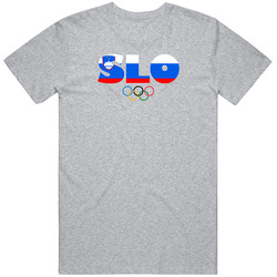 Slovenia Flag Olympic Country Abbreviation Takeoff T Shirt Slovenia Flag Olympic Country Abbreviation Takeoff T Shirt
