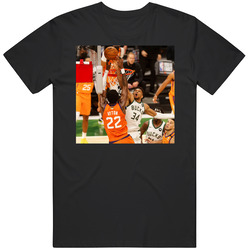 Giannis Block Basketball Fan Takeoff T Shirt