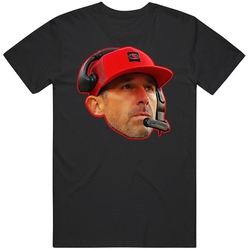 Kyle Shanahan Football Couch Big Head Takeoff T Shirt