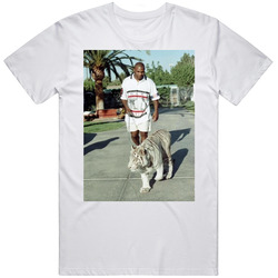 Mike Tyson Walking His Tiger Takeoff T Shirt