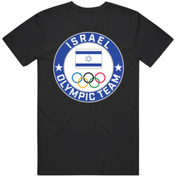 Israel Winter Olympic Team Pyeongchang 2018 Round Logo Cotton Unisex T Shirt