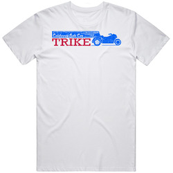 California Side-car Trike Automobile Car Motorcycle Parts Cool Distressed Style Brand Logo Emblem Cotton Unisex T Shirt