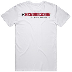 Hendrickson Automobile Car Truck Motorcycle Auto Parts Cool Distressed Style Brand Logo Emblem Cotton Unisex T Shirt