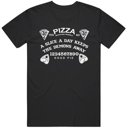 Pizza Ouija Board Funny Halloween Pizza Lovers Cotton Unisex T Shirt Pizza Ouija Board Funny Halloween Pizza Lovers Cotton Unisex T Shirt