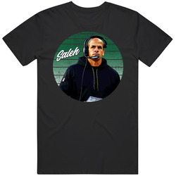 Robert Saleh New York Football Fan Horizon Style Grunge Look Cotton Unisex T Shirt