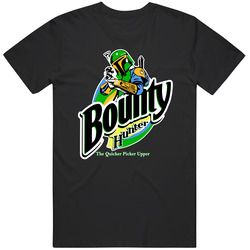 Bounty Hunter Funny Bounty Towels Star Wars Mashup Parody Logo Cotton Unisex T Shirt