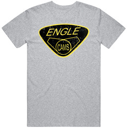 Engle Cams Automobile Car Truck Motorcycle Auto Parts Cool Distressed Style Brand Logo Emblem Cotton Unisex T Shirt
