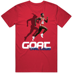 Carl Lewis Goat Greatest Of All Time Athlete Cotton Unisex T Shirt