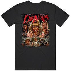 Night Of The Demons Scary Movie Halloween Cotton Unisex T Shirt