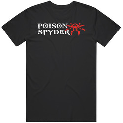 Poison Spyder Customs Automobile Car Truck Motorcycle Parts Cool Distressed Style Brand Logo Emblem Cotton Unisex T Shirt